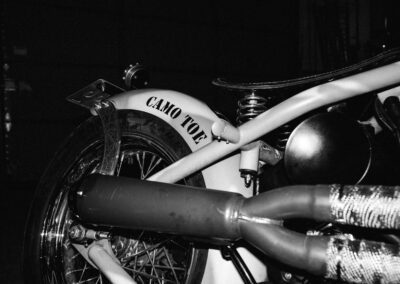 close-up of motorcycle